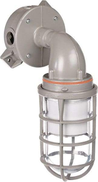 Hubbell Killark - 120 to 277 VAC, 13 Watt, LED Hazardous Location Light Fixture - Corrosion, Dirt, Dust, Heat, Moisture & Vibration Resistant, Aluminum Housing - Industrial Tool & Supply