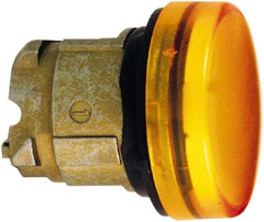 Schneider Electric - Orange Lens LED Pilot Light - Round Lens, Shock Resistant, Vibration Resistant, Water Resistant - Industrial Tool & Supply
