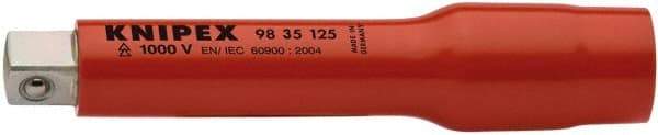 Knipex - 3/8" Drive Insulated Socket Extension - 5" OAL - Industrial Tool & Supply