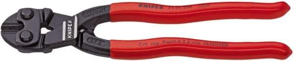 Knipex - 8" OAL, 13/64" Capacity, Bolt Cutter Pliers - Wire Cutter Pliers - Industrial Tool & Supply