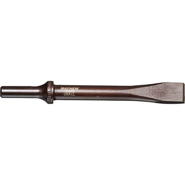 Mayhew - 1" Head Width, 8" OAL, Cold Chisel - Round Drive, Round Shank, Steel - Industrial Tool & Supply