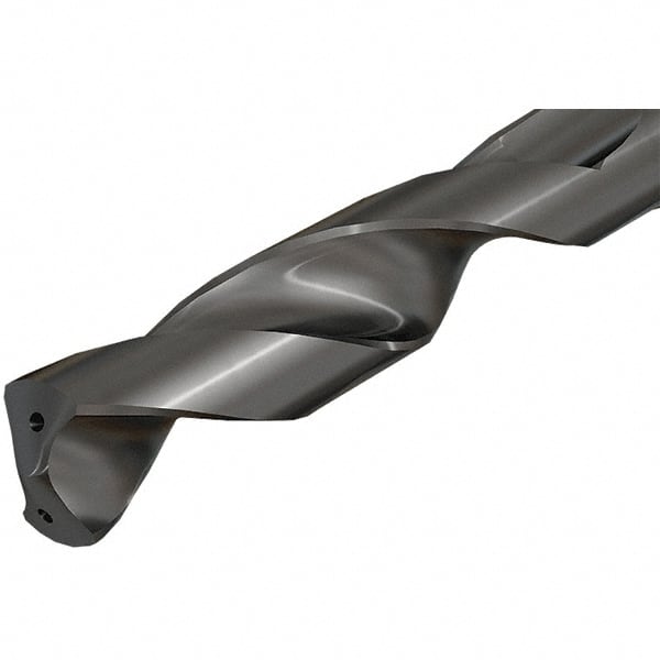Iscar - 0.468" Spiral Flute Solid Carbide Screw Machine Drill Bit - Industrial Tool & Supply