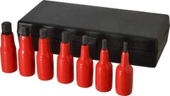 Wiha - 7 Piece 3/8" Drive Inch Hex Bit Socket Set - 3/16 to 1/2" Hex - Industrial Tool & Supply