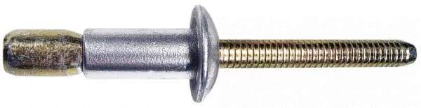 Marson - Protruding Head Stainless Steel Structural Blind Rivet - Stainless Steel Mandrel, 0.062" to 0.27" Grip, 0.385 to 0.392" Head Diam, 0.191" to 0.201" Hole Diam, 0.415" Length Under Head, 3/16" Body Diam - Industrial Tool & Supply