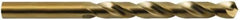 Hertel - 3/4" 135° Cobalt Jobber Drill - Oxide/Gold Finish, Spiral Flute, 9-31/32" OAL - Industrial Tool & Supply