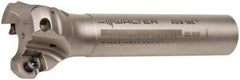 Walter - 3/4" Cut Diam, 8mm Max Depth of Cut, 3/4" Shank Diam, 8" OAL, Indexable Square Shoulder End Mill - AD.T 0803.. Inserts, Cylindrical Shank, 90° Lead Angle - Industrial Tool & Supply