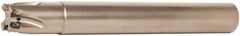 Walter - 1" Cut Diam, 8mm Max Depth of Cut, 1" Shank Diam, 8" OAL, Indexable Square Shoulder End Mill - AD.T 0803.. Inserts, Cylindrical Shank, 90° Lead Angle - Industrial Tool & Supply