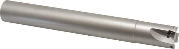 Walter - 1" Cut Diam, 8mm Max Depth of Cut, 1" Shank Diam, 8" OAL, Indexable Square Shoulder End Mill - AD.T 0803.. Inserts, Cylindrical Shank, 90° Lead Angle - Industrial Tool & Supply