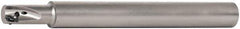 Walter - 13mm Cut Diam, 8mm Max Depth of Cut, 5/8" Shank Diam, 6-1/4" OAL, Indexable Square Shoulder End Mill - AD.T 0803.. Inserts, Cylindrical Shank, 90° Lead Angle - Industrial Tool & Supply