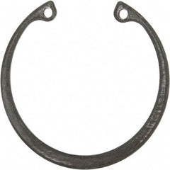 Rotor Clip - 0.05" Thick, Phosphate Finish, Steel Snap Internal Retaining Ring - 0.056" Groove Width, 0.047" Groove Depth, 1.594" Groove Diam, Grade 1060-1090 - Industrial Tool & Supply