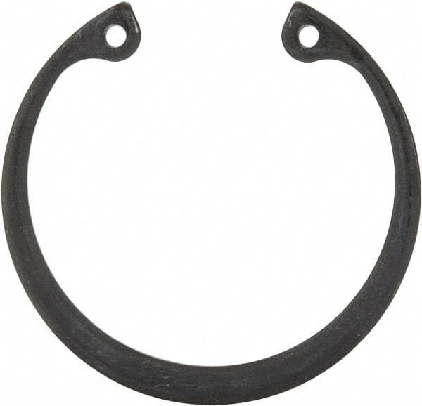 Rotor Clip - 0.062" Thick, Phosphate Finish, Steel Snap Internal Retaining Ring - 0.068" Groove Width, 0.05" Groove Depth, 1.725" Groove Diam, Grade 1060-1090 - Industrial Tool & Supply