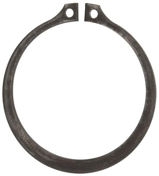 Rotor Clip - 2.239" Groove Diam, 2-3/8" Shaft Diam, Phosphate Steel, Snap External Retaining Rings - 0.086" Groove Width, 0.068" Groove Depth, 0.078" Ring Thickness, Grade 1060-1090 - Industrial Tool & Supply