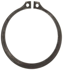 Rotor Clip - 2.239" Groove Diam, 2-3/8" Shaft Diam, Phosphate Steel, Snap External Retaining Rings - 0.086" Groove Width, 0.068" Groove Depth, 0.078" Ring Thickness, Grade 1060-1090 - Industrial Tool & Supply