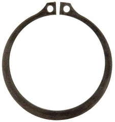 Rotor Clip - 2.12" Groove Diam, 2-1/4" Shaft Diam, Phosphate Steel, Snap External Retaining Rings - 0.086" Groove Width, 0.065" Groove Depth, 0.078" Ring Thickness, Grade 1060-1090 - Industrial Tool & Supply