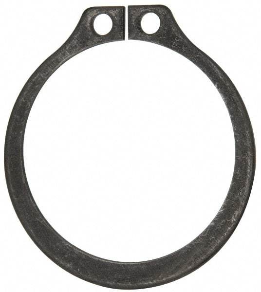 Rotor Clip - 1-13/32" Groove Diam, 1-1/2" Shaft Diam, Phosphate Steel, Snap External Retaining Rings - 0.056" Groove Width, 0.047" Groove Depth, 0.05" Ring Thickness, Grade 1060-1090 - Industrial Tool & Supply