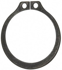 Rotor Clip - 1-13/32" Groove Diam, 1-1/2" Shaft Diam, Phosphate Steel, Snap External Retaining Rings - 0.056" Groove Width, 0.047" Groove Depth, 0.05" Ring Thickness, Grade 1060-1090 - Industrial Tool & Supply