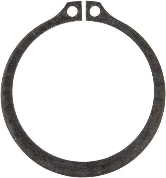 Rotor Clip - 1.886" Groove Diam, 2" Shaft Diam, Phosphate Steel, Snap External Retaining Rings - 0.068" Groove Width, 0.057" Groove Depth, 0.062" Ring Thickness, Grade 1060-1090 - Industrial Tool & Supply
