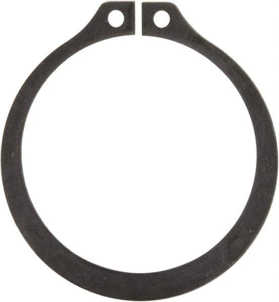 Rotor Clip - 1.291" Groove Diam, 1-3/8" Shaft Diam, Phosphate Steel, Snap External Retaining Rings - 0.056" Groove Width, 0.042" Groove Depth, 0.05" Ring Thickness, Grade 1060-1090 - Industrial Tool & Supply