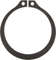 Rotor Clip - 1.291" Groove Diam, 1-3/8" Shaft Diam, Phosphate Steel, Snap External Retaining Rings - 0.056" Groove Width, 0.042" Groove Depth, 0.05" Ring Thickness, Grade 1060-1090 - Industrial Tool & Supply