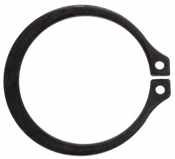Rotor Clip - 1.232" Groove Diam, 1-5/16" Shaft Diam, Phosphate Steel, Snap External Retaining Rings - 0.056" Groove Width, 0.04" Groove Depth, 0.05" Ring Thickness, Grade 1060-1090 - Industrial Tool & Supply