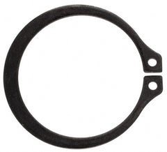 Rotor Clip - 63/64" Shaft Diam, 0.926" Groove Diam, Spring Steel External SH Style Retaining Ring - Industrial Tool & Supply