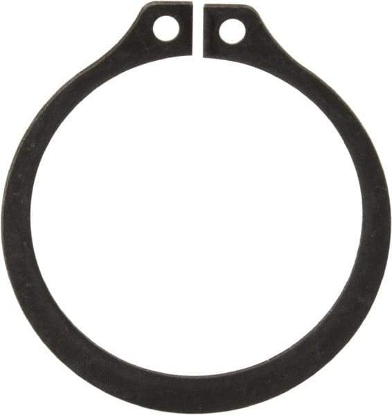 Rotor Clip - 1.176" Groove Diam, 1-1/4" Shaft Diam, Phosphate Steel, Snap External Retaining Rings - 0.056" Groove Width, 0.037" Groove Depth, 0.05" Ring Thickness, Grade 1060-1090 - Industrial Tool & Supply