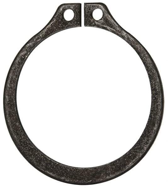 Rotor Clip - 1.118" Groove Diam, 1-3/16" Shaft Diam, Phosphate Steel, Snap External Retaining Rings - 0.056" Groove Width, 0.035" Groove Depth, 0.05" Ring Thickness, Grade 1060-1090 - Industrial Tool & Supply