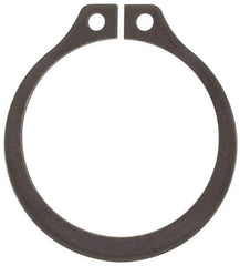 Rotor Clip - 1.059" Groove Diam, 1-1/8" Shaft Diam, Phosphate Steel, Snap External Retaining Rings - 0.056" Groove Width, 0.033" Groove Depth, 0.05" Ring Thickness, Grade 1060-1090 - Industrial Tool & Supply