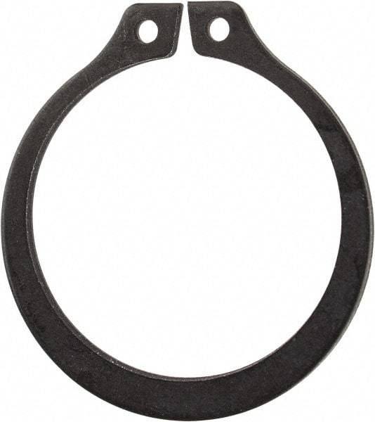 Rotor Clip - 0.821" Groove Diam, 7/8" Shaft Diam, Phosphate Steel, Snap External Retaining Rings - 0.046" Groove Width, 0.027" Groove Depth, 0.042" Ring Thickness, Grade 1060-1090 - Industrial Tool & Supply