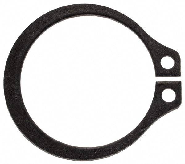 Rotor Clip - 0.882" Groove Diam, 15/16" Shaft Diam, Phosphate Steel, Snap External Retaining Rings - 0.046" Groove Width, 0.028" Groove Depth, 0.042" Ring Thickness, Grade 1060-1090 - Industrial Tool & Supply