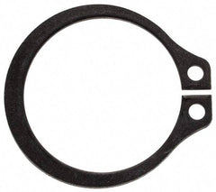 Rotor Clip - 0.882" Groove Diam, 15/16" Shaft Diam, Phosphate Steel, Snap External Retaining Rings - 0.046" Groove Width, 0.028" Groove Depth, 0.042" Ring Thickness, Grade 1060-1090 - Industrial Tool & Supply