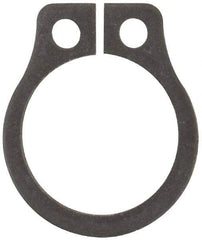 Rotor Clip - 0.261" Groove Diam, 9/32" Shaft Diam, Phosphate Steel, Snap External Retaining Rings - 0.029" Groove Width, 0.01" Groove Depth, 0.025" Ring Thickness, Grade 1060-1090 - Industrial Tool & Supply
