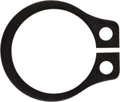 Rotor Clip - 0.321" Groove Diam, 11/32" Shaft Diam, Phosphate Steel, Snap External Retaining Rings - 0.029" Groove Width, 0.011" Groove Depth, 0.025" Ring Thickness, Grade 1060-1090 - Industrial Tool & Supply