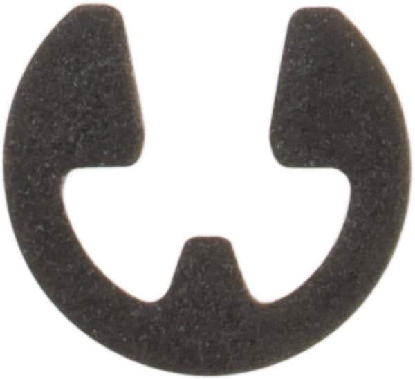 Rotor Clip - 0.052" Groove Diam, 1/16" Shaft Diam, Phosphate Steel, E Style External Retaining Rings - 0.012" Groove Width, 0.005" Groove Depth, 0.01" Ring Thickness, Grade 1060-1090 - Industrial Tool & Supply