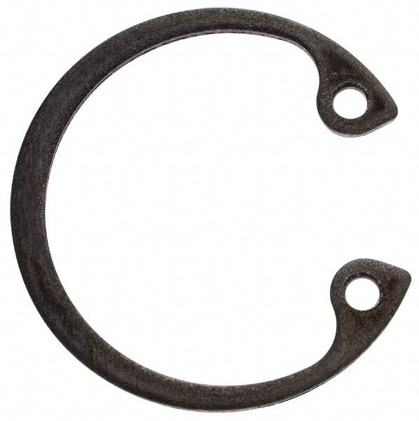 Rotor Clip - 0.035" Thick, Phosphate Finish, Steel Snap Internal Retaining Ring - 0.039" Groove Width, 0.023" Groove Depth, 0.796" Groove Diam, Grade 1060-1090 - Industrial Tool & Supply