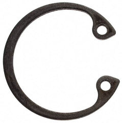 Rotor Clip - 0.035" Thick, Phosphate Finish, Steel Snap Internal Retaining Ring - 0.039" Groove Width, 0.023" Groove Depth, 0.796" Groove Diam, Grade 1060-1090 - Industrial Tool & Supply