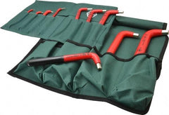 Wiha - 10 Piece Insulated L-Key Hex Key Set - Hex Range 1.5 to 12mm - Industrial Tool & Supply