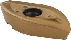 Seco - 218.20160 ME08 Grade F40M Carbide Milling Insert - TiAlN/TiN Finish, 0.252" Thick, 0.63" Corner Radius - Industrial Tool & Supply