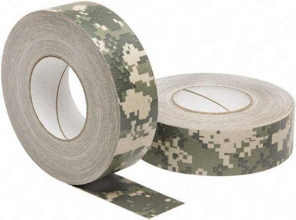 Ability One - 2-1/2" x 60 Yds Camouflage Duct Tape - 12 mil, Rubber Adhesive - Industrial Tool & Supply