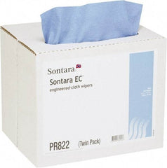 NuTrend Disposables - Dry General Purpose Wipes - Pop-Up, 12" x 16-1/2" Sheet Size, Blue - Industrial Tool & Supply