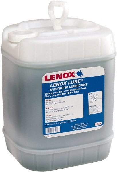 Lenox - Lenox Lube, 5 Gal Pail Sawing Fluid - Synthetic - Industrial Tool & Supply