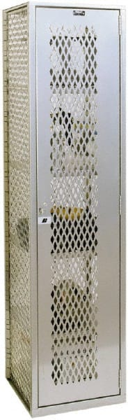 Hallowell - 1 Door, 1 Tier, Welded Locker - Industrial Tool & Supply