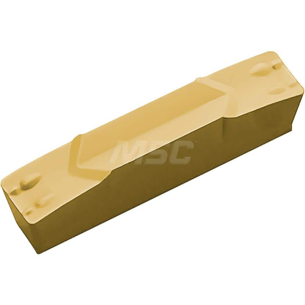 Grooving Insert: GMM2420020MW CR9025, Solid Carbide TiCN & TiN Finish, Neutral, 2.4 mm Cutting Width, 17 mm Max Depth, Series KGM