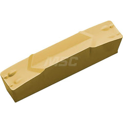 Grooving Insert: GMM6020080MW CR9025, Solid Carbide TiCN & TiN Finish, Neutral, 6 mm Cutting Width, 30 mm Max Depth, Series KGM