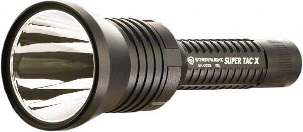Streamlight - White LED Bulb, 200 Lumens, Industrial/Tactical Flashlight - Black Aluminum Body, 2 CR123A Lithium Batteries Included - Industrial Tool & Supply