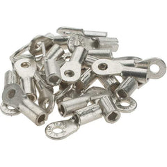 Value Collection - 9-7 AWG Noninsulated Crimp Connection Circular Ring Terminal - #10 Stud, Tin Plated Copper Contact - Industrial Tool & Supply