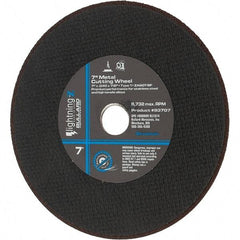 Value Collection - 7" Aluminum Oxide Cutoff Wheel - 0.04" Thick, 7/8" Arbor, 8,732 Max RPM - Industrial Tool & Supply