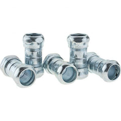 Value Collection - 1/2" Trade, Steel Compression EMT Conduit Coupling - Industrial Tool & Supply