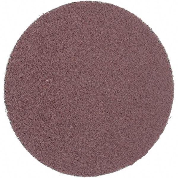 Value Collection - 2" Disc Diam, 100 Grit, Aluminum Oxide Quick Change Disc - Type R Attaching System, Coated, Brown, Fine Grade, 25,000 RPM, 361F Series - Industrial Tool & Supply