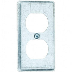 Value Collection - Electrical Outlet Box Steel Box Cover - Industrial Tool & Supply